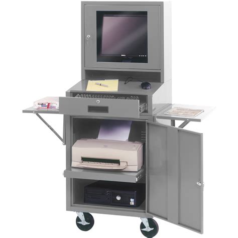 stainless steel mobile computer cabinet|Secure Computer Cabinets, Mobile Computer Cabinets in Stock.